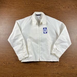 Vintage 80s White Painters Work Jacket
